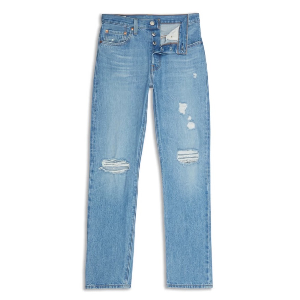 EUC Levi’s Original Fit 501 Women’s Jeans size 26 W 32 L